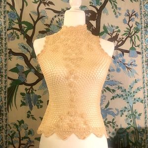 Victorian Style Mesh Top